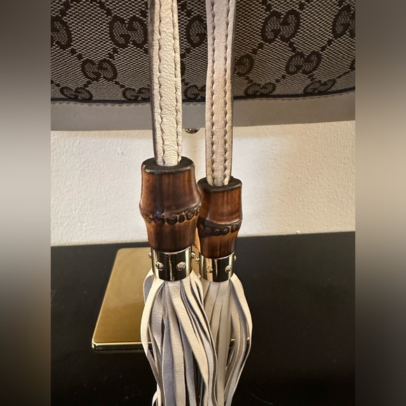 Gucci Beige and Brown Monogram Tote - Picture 2 of 13